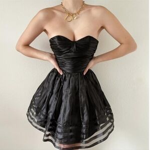 Vintage 2000's Betsey Johnson Little Black Dress (Size 4)